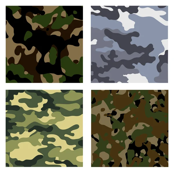 Fondos militares — Vector de stock