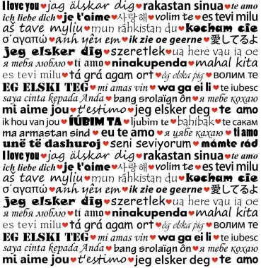 farklı dilde seni seviyorum