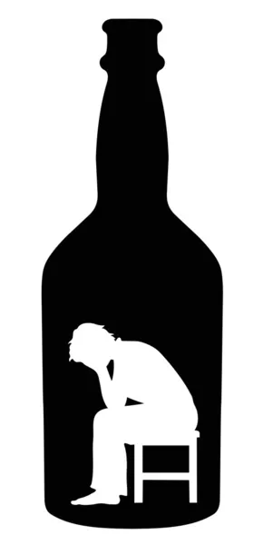 Alcoholisme; — Stockvector