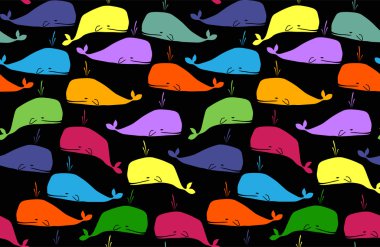 Balinalar sorunsuz arka plan