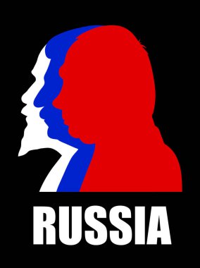 Putin, Stalin, Lenin. Rus liderler.
