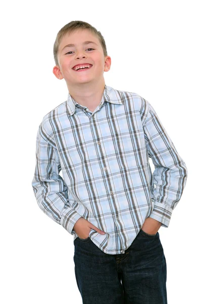 The smiling boy — Stock Photo, Image