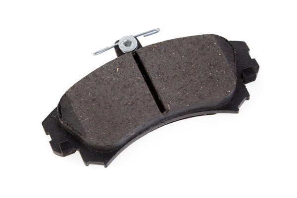 Тормозной ботинок на белом фоне
