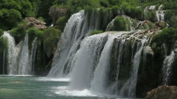 vodopád v národním parku krka, Chorvatsko