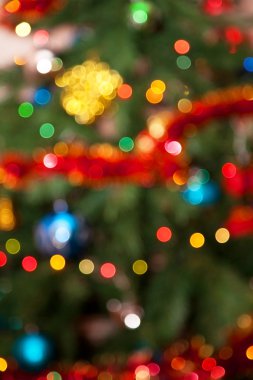 bir arka plan üzerinde Noel köknar ağacı