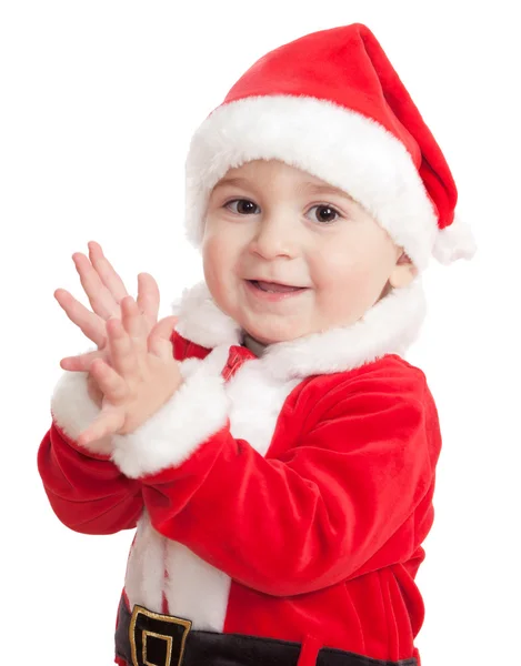 Noel Baba'nın takım elbiseli çocuk