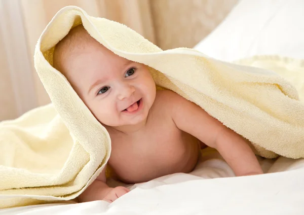 入浴後の赤ちゃん — ストック写真