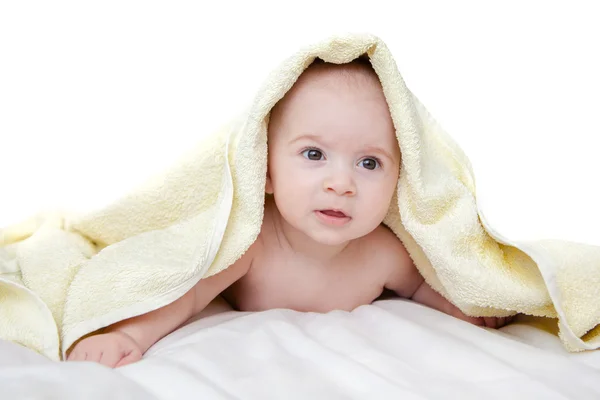 The baby after bathing Royalty Free Stock Photos