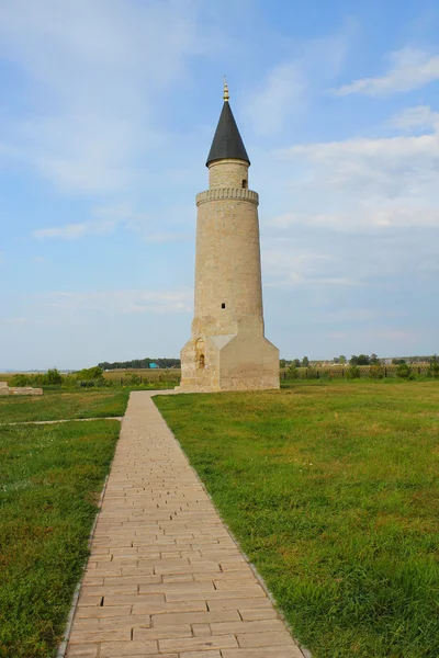 Bulgar devlet Tarihi ve mimari saklıdır. minaresi — Stok fotoğraf