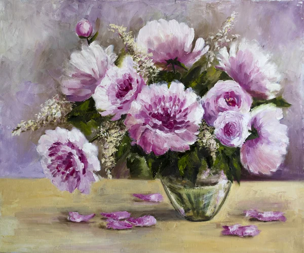 Vazoda peonies buket