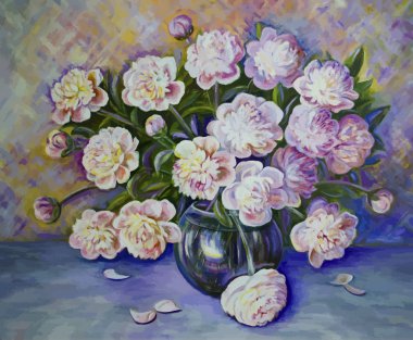 Vazoda peonies buket