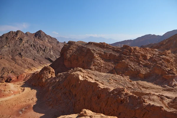 Antiche montagne di pietra deserto . — Foto Stock