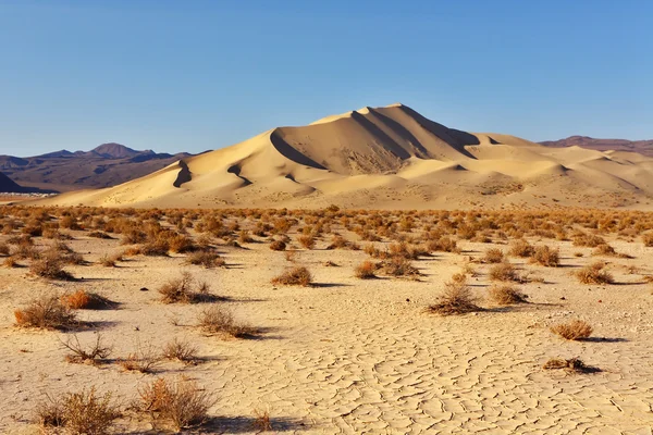 Kumlu dune ölü vadi içinde — Stok fotoğraf