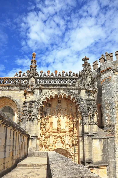 Palác templářů v Portugalsku — Stock fotografie