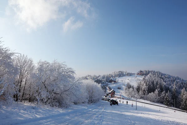 Winterweite Loipen. — Stockfoto