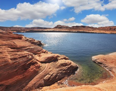 balık gözü lens tarafından lake powell