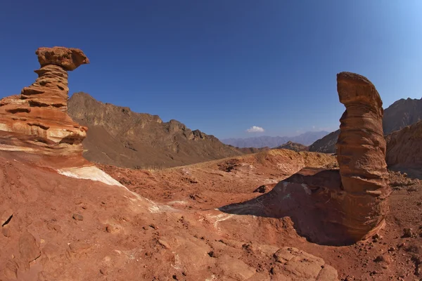 Die formen aus sandstein in eilat, israel — Stockfoto