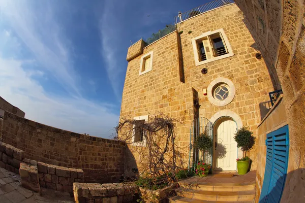 The ancient stone house in Old Yaffo. Stock Photo