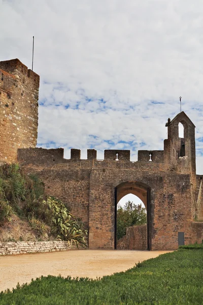 The entrance to the fortress of the Knights Templar — Stock Photo, Image