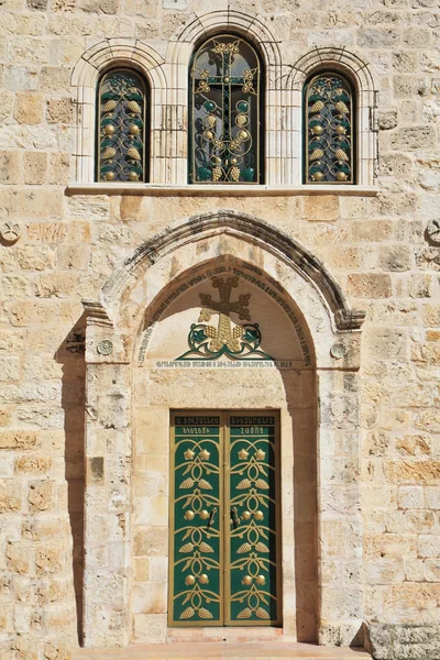 Ingresso alla Chiesa copta — Foto Stock