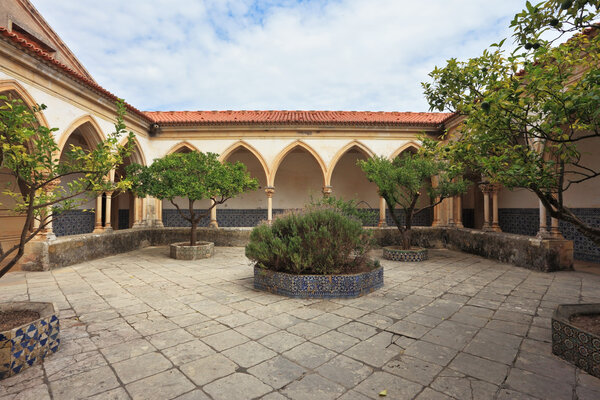 The cozy courtyard with a gallery