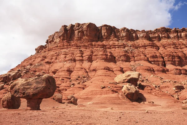 赤い砂岩から「テーブル」山 — ストック写真