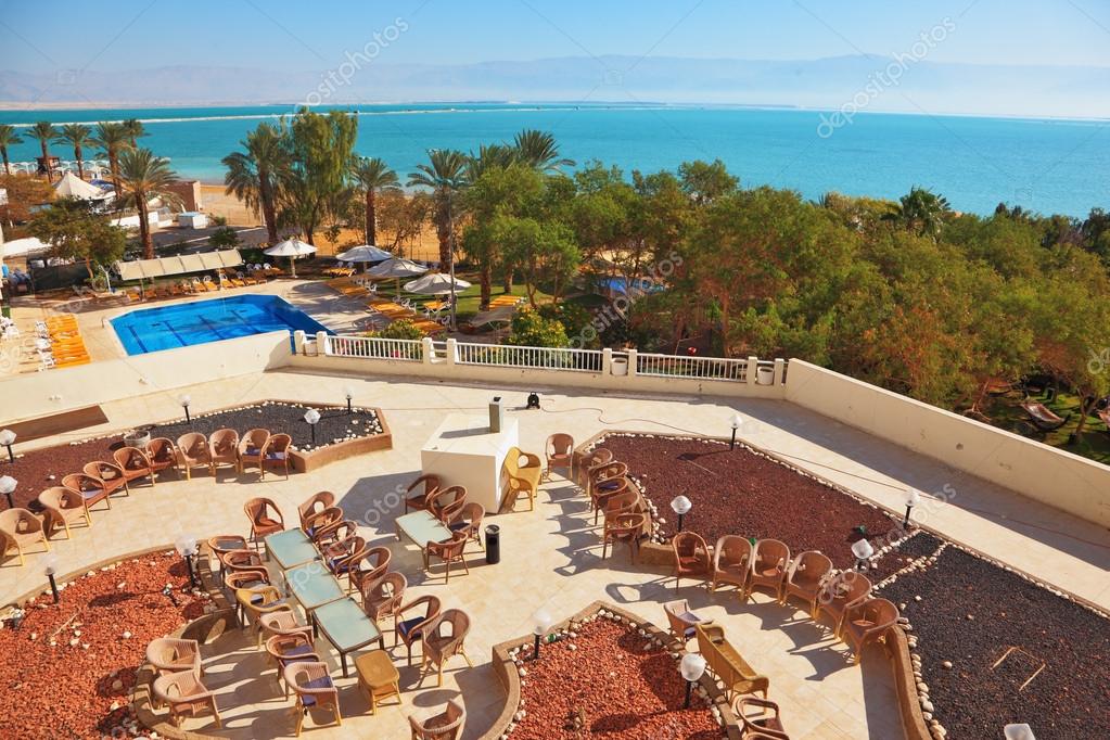 The Pool Little Tables And Chairs Stock Photo C Kavramm