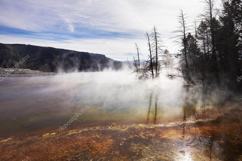 The geothermal lake