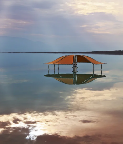 Το γραφικό gazebo για κολυμβητές — Φωτογραφία Αρχείου