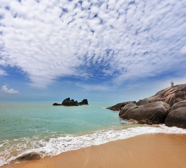 La playa de Lamai en Koh Samui — Foto de Stock