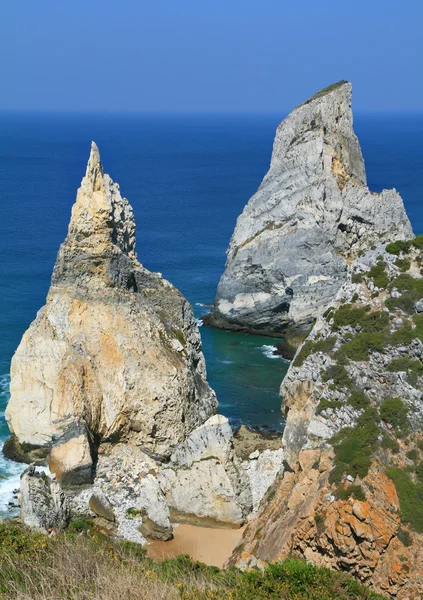 Picturesque rocks, similar to ice cream — Stock Photo, Image