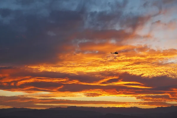 豪華な輝く夕日 — ストック写真