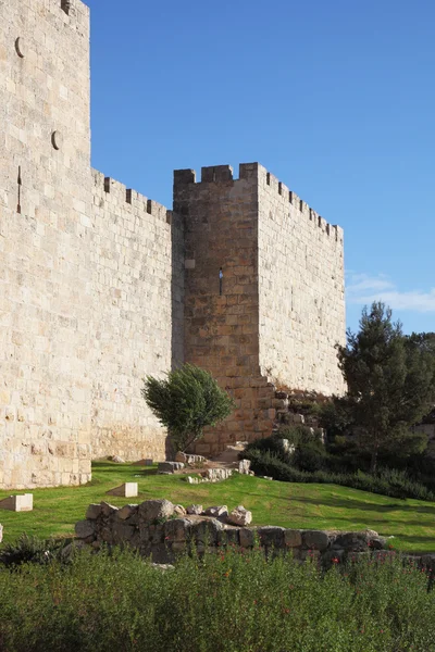 Mura di Gerusalemme — Foto Stock