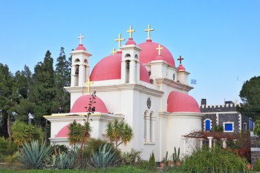The golden crosses the Orthodox Church clipart