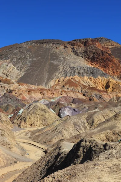 De weg 'kunstenaars palet' in death valley — Stockfoto