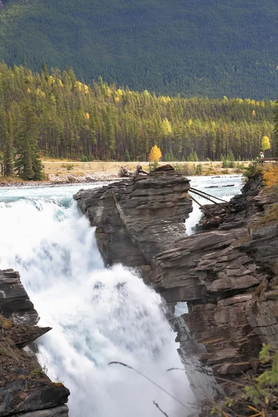 Athabasca Kanada'da düşüyor. — Stok fotoğraf