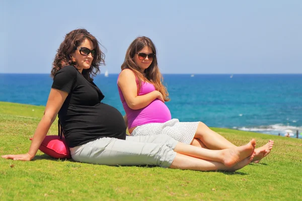 Two pregnant women — Stock Photo, Image