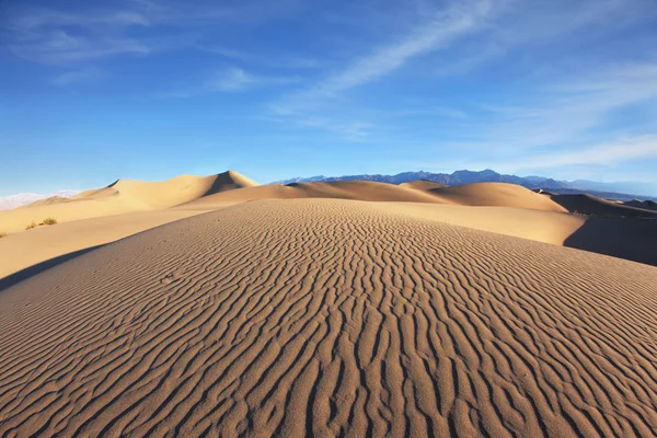 Dune di sabbia nella Valle della Morte — Foto Stock