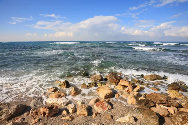 De Mediterrane golven — Stockfoto