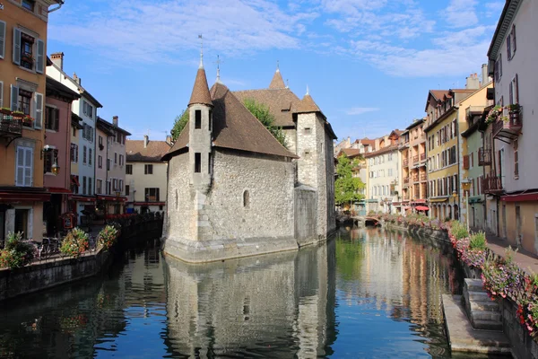 The medieval fortress-prison in the Annecy — Stock Photo, Image