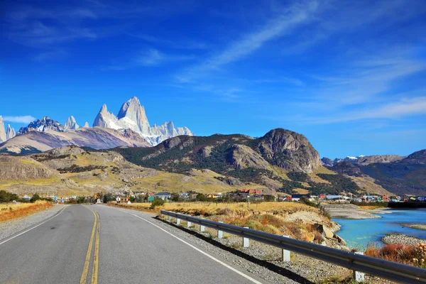 Die Autobahn in Patagonien — Stockfoto