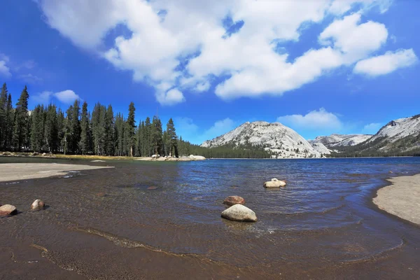 Lago azul de Tioga — Fotografia de Stock