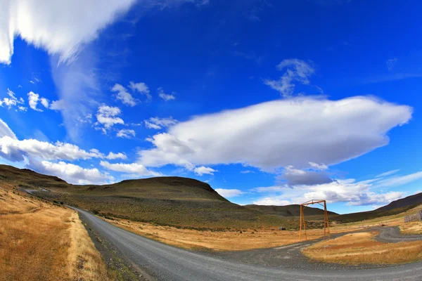 Der chilenische Nationalpark zu "torres del paine" — Stockfoto