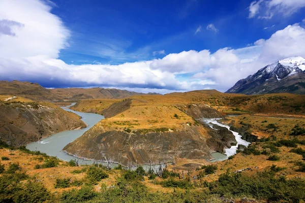 Epische grand landschap in het nationaal park-Chili — Stockfoto