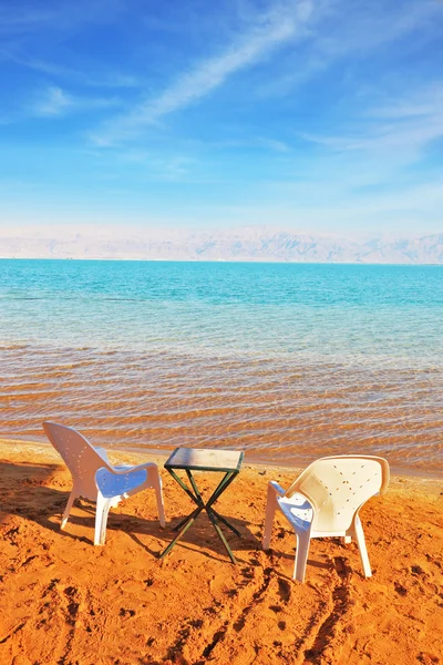 Dead Sea  waiting for tourists — Stock Photo, Image