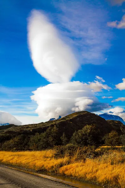 Zuidelijk Halfrond Zuid Amerika Ongelooflijke Wolken Van Patagonië Het Prachtige — Stockfoto