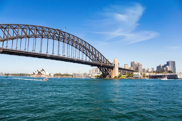 Sydney Dél Wales Fővárosa Sydney Harbor Bridge Sydney Legnagyobb Hídja — Stock Fotó