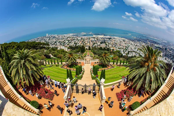 Haifa Israel May 2017 Bahai Center Mount Carmel Pilgrimage Center — Stock Photo, Image