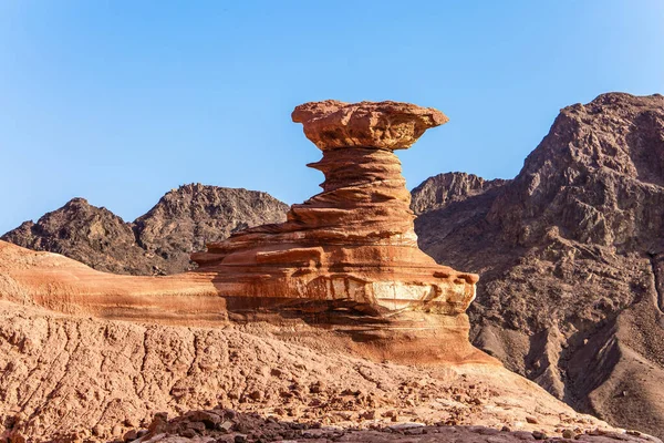 Hot November Day Stone Desert Multicolored Landscape Formations Bizarre Forms — Stock Photo, Image