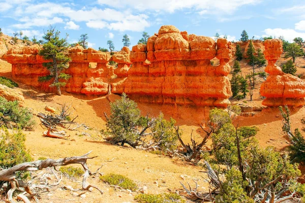 Usa Most Popular Trails Red Canyon Red Brown Canyons Outliers — Fotografia de Stock
